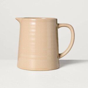 Hearth & Hand Magnolia 19oz Stoneware Pitcher Tan  - Target Fall 2024